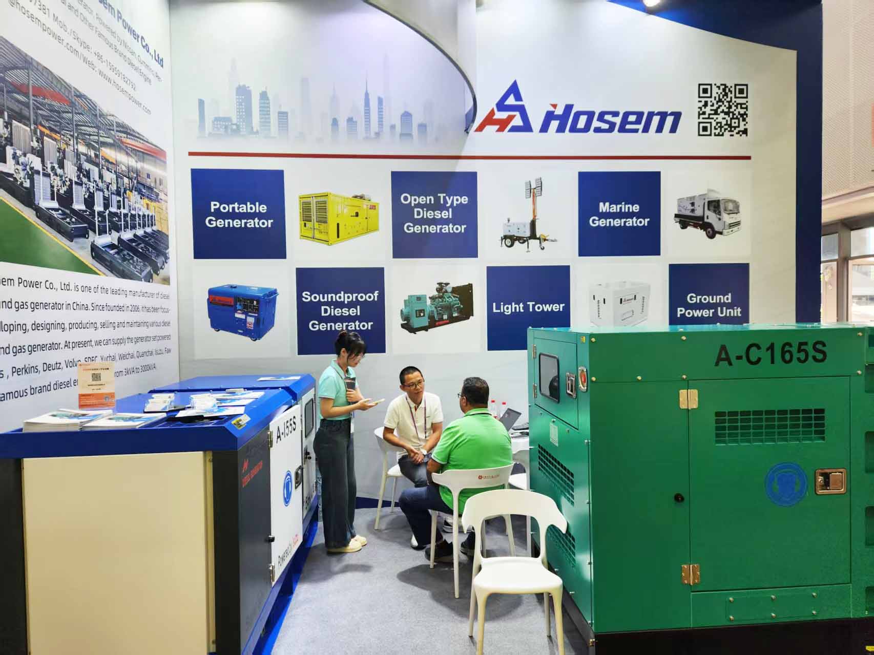 Hosem Power Successfully Participated in the 138th Canton Fair