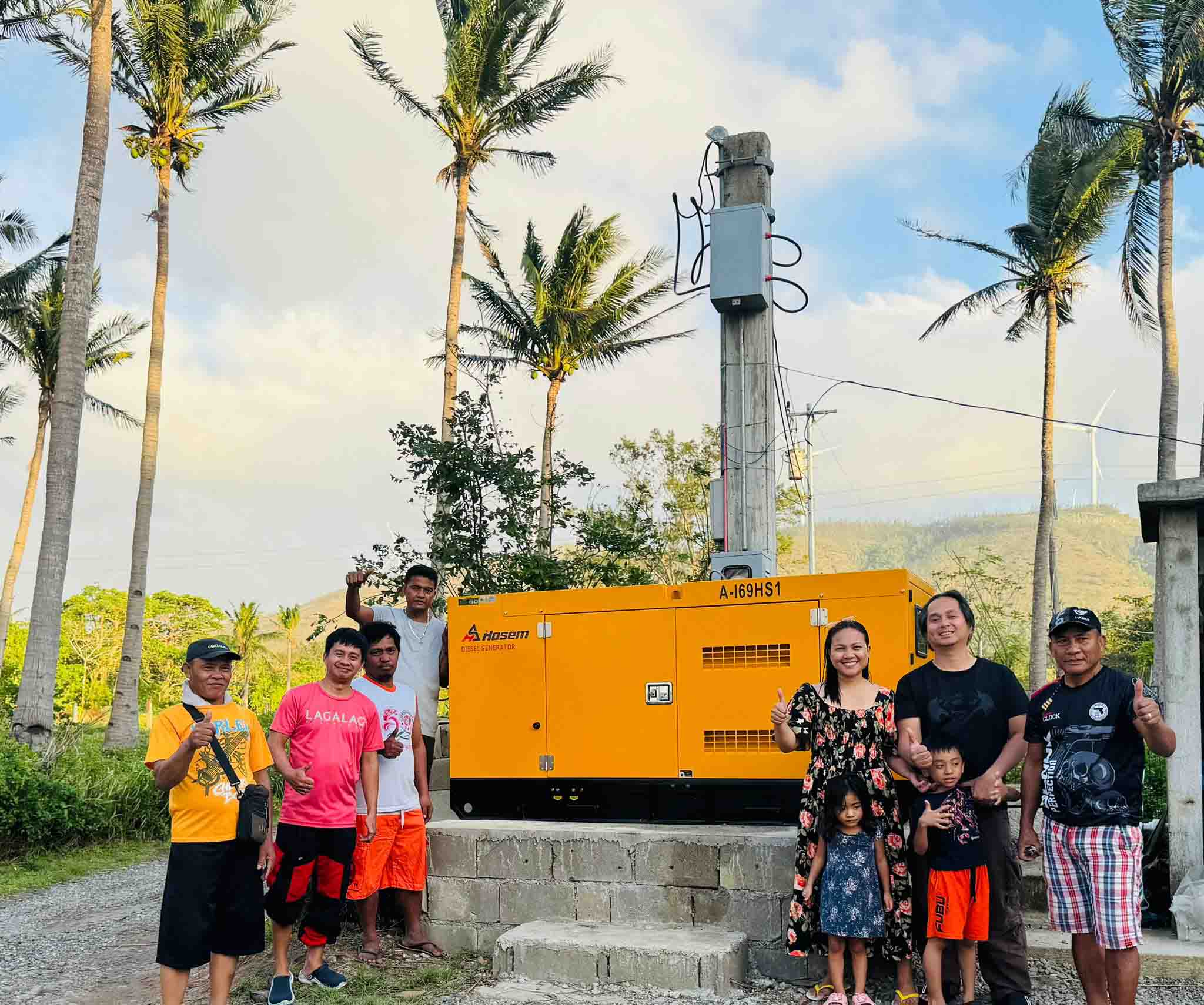 Hosem 50kVA Isuzu Generator Delivered for Hotel Standby Power