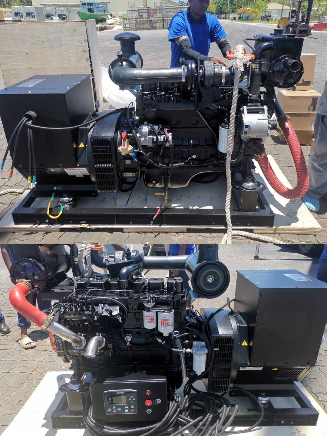 100KW Cummins marine generator delivered