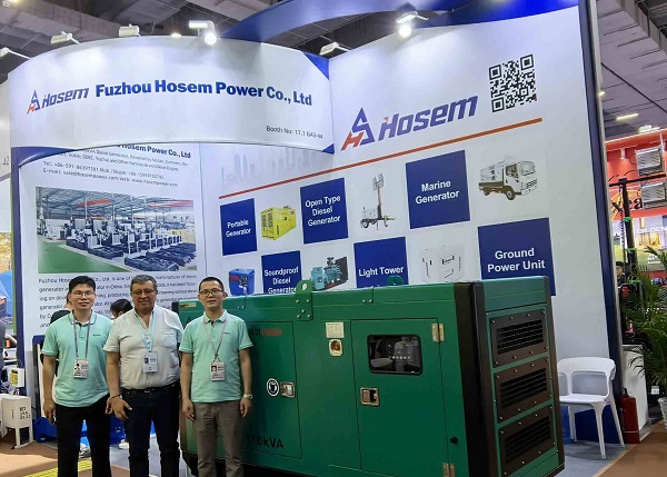 Hosem Power Showcases Super Silent Generator and Isuzu Generator at the 137th Canton Fair