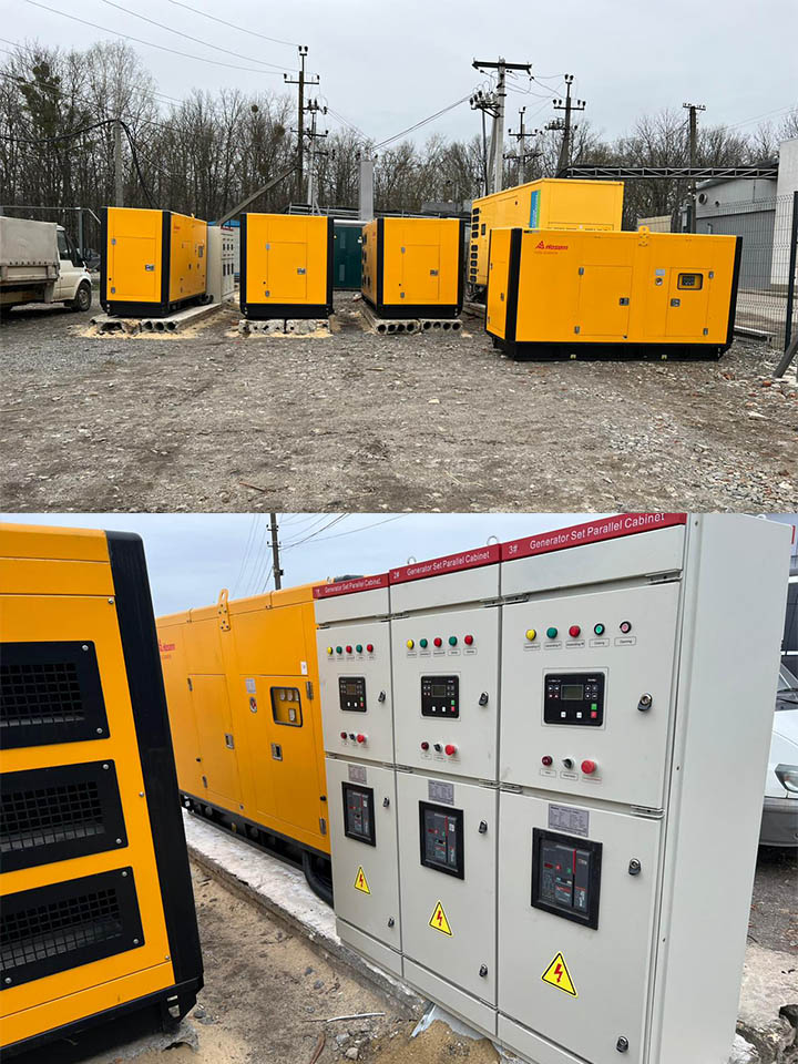4 unités de SynchronizationDiesel Generator installées en Europe