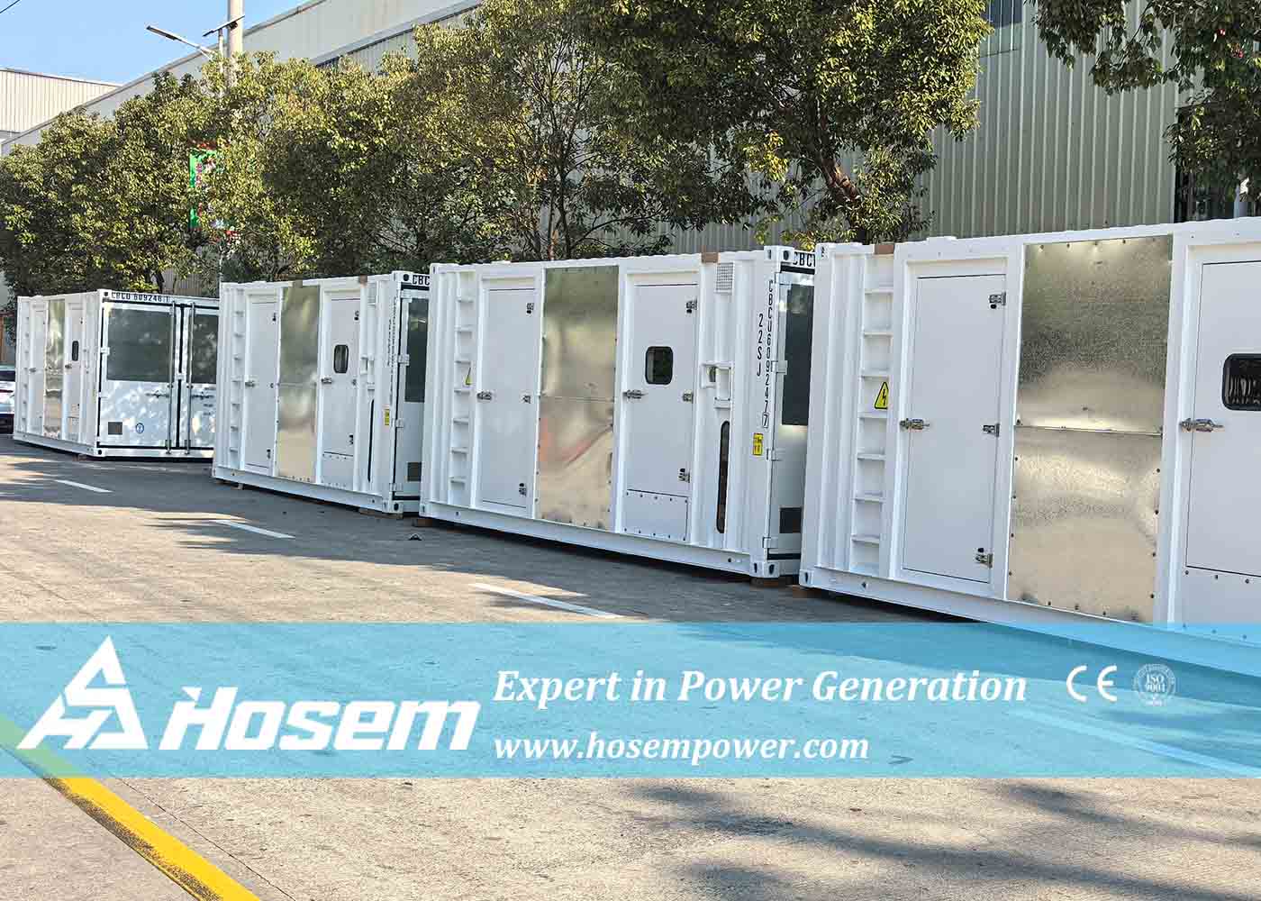 4 x 1000kVA Diesel Generator Sets for Power Plant in Chad, Africa